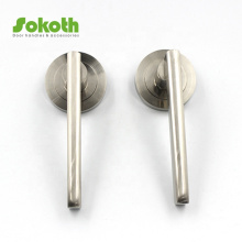 Israel market privacy entry aluminium interior door lever handle set